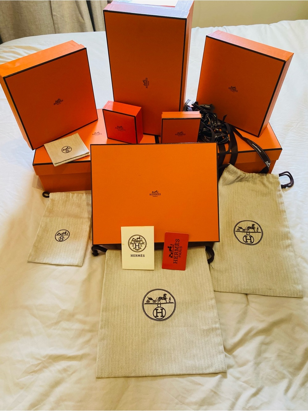 🛍️Hermes Gift Boxes, Dust Bags, Etc.- Luxury Packaging Set. May Sell Separately